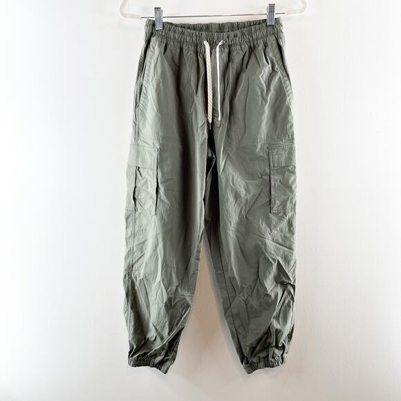 Vuori Elastic Waist Birch Cargo Jogger Pants Olive Green Small - Picture 2 of 10